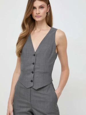 BOSS kamizelka wełniana