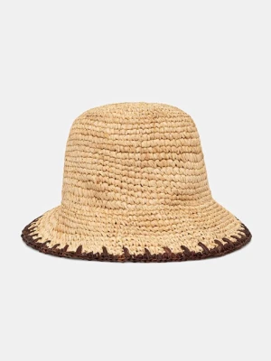 BOSS kapelusz damski pleciony