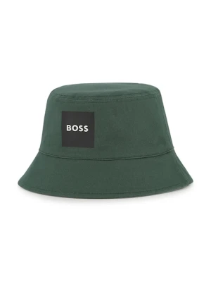 BOSS kapelusz dwustronny bawełniany dziecięcy