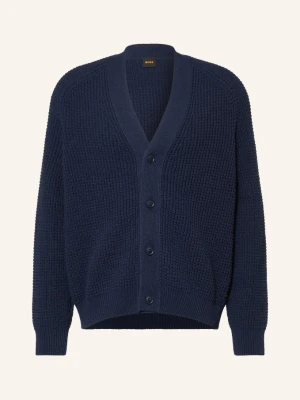 Boss Kardigan Andemo blau GRANATOWY