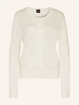 Boss Kardigan Fiaffizza weiss