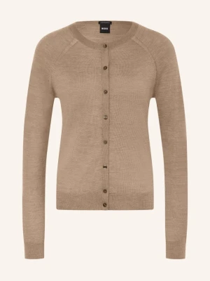 Boss Kardigan Fonami beige JASNOBRĄZOWY