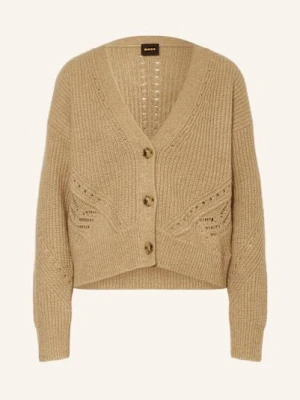 Boss Kardigan Fortellini Z Dodatkiem Alpaki braun