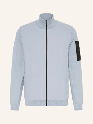 Boss Kardigan Momentum Z Mieszanki Materiałów Z Dodatkiem Wełny Merino grau