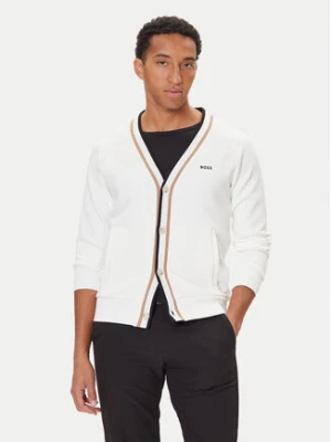 BOSS Kardigan Sardigan 50543472 Biały Relaxed Fit
