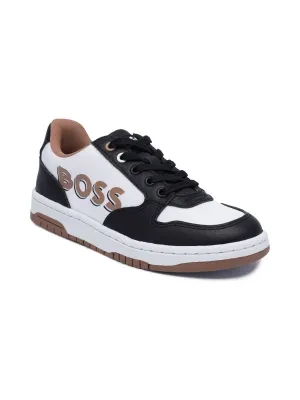 BOSS Kidswear Sneakersy | z dodatkiem skóry