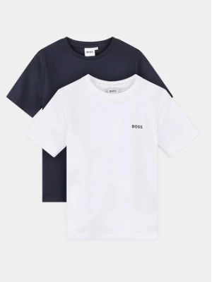 Boss Komplet 2 t-shirtów J50752 D Granatowy Slim Fit
