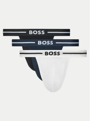 BOSS Komplet 3 par slipów Jock Strap 50532454 Kolorowy