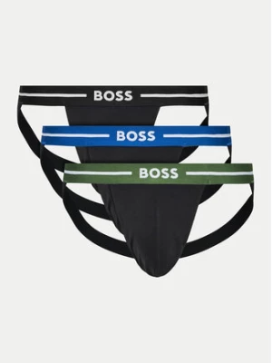 Boss Komplet 3 par slipów Jock Strap Jockstrap 3P Bold 50514965 Kolorowy