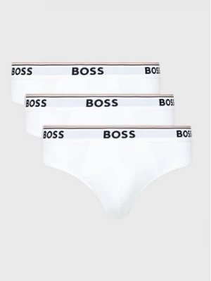 Boss Komplet 3 par slipów Power 50475273 Biały