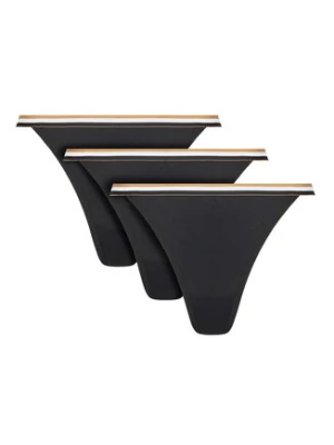BOSS Komplet 3 par stringów 50545602 Czarny