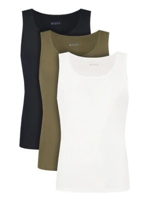 BOSS Komplet 3 tank topów 50542132 Kolorowy Regular Fit