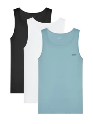 BOSS Komplet 3 tank topów 50542132 Kolorowy Regular Fit