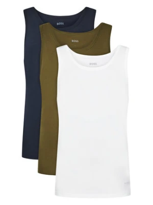 BOSS Komplet 3 tank topów Tank Top 3P Classic 50475278 Kolorowy Regular Fit