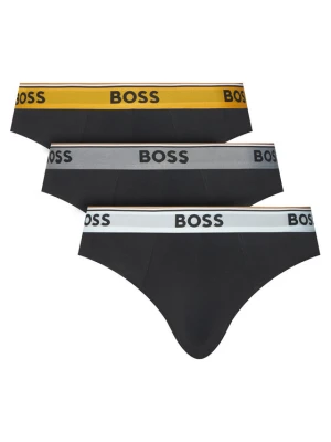 BOSS Komplet slipów Brief 3P Power 50554683 Czarny
