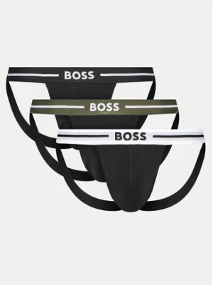 BOSS Komplet slipów Jock Strap 50517823 Czarny