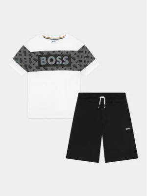 Boss Komplet t-shirt i spodenki J50746 D Kolorowy Regular Fit