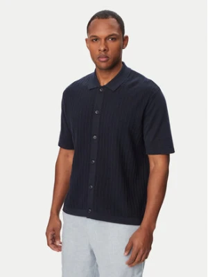 BOSS Koszula Amicino 50558725 Granatowy Regular Fit
