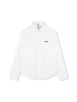 BOSS koszula bawełniana dziecięca