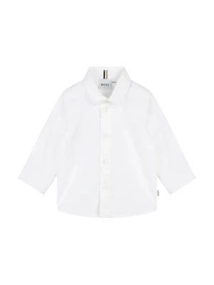 BOSS koszula bawełniana niemowlęca