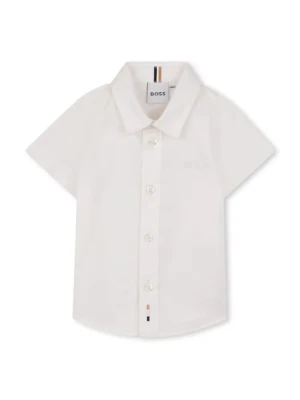 BOSS koszula bawełniana niemowlęca