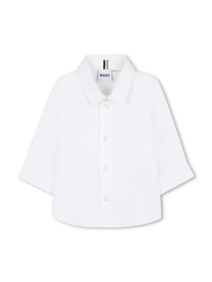 BOSS koszula bawełniana niemowlęca