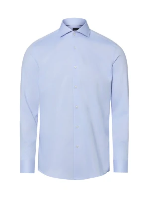 BOSS koszula biznesowa Mężczyźni Slim Fit Bawełna (100%) niebieski