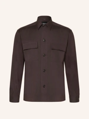 Boss Koszula Cai Comfort Fit Z Lnem braun