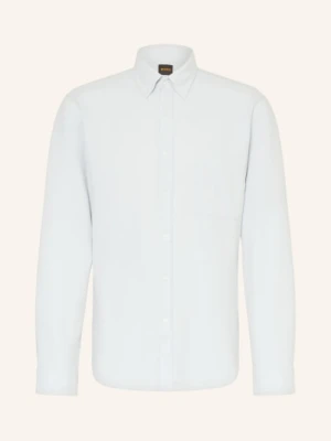 Boss Koszula Flanelowa Rickert Regular Fit grau