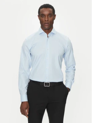 BOSS Koszula H-HANK-spread-C1-222 50539227 Błękitny Slim Fit