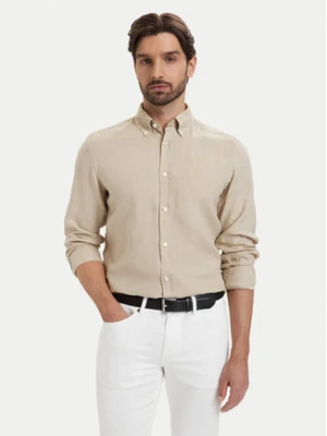 BOSS Koszula H-Liam 50556077 Beżowy Regular Fit