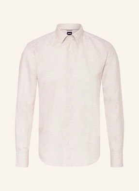 Boss Koszula Hal Casual Fit Z Lnem beige