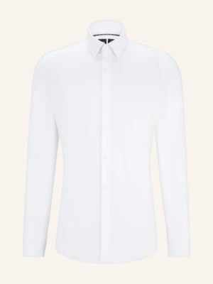 Boss Koszula Hank Slim Fit weiss