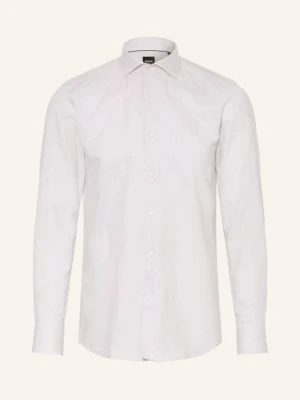 Boss Koszula Hank Slim Fit Z Lnu beige