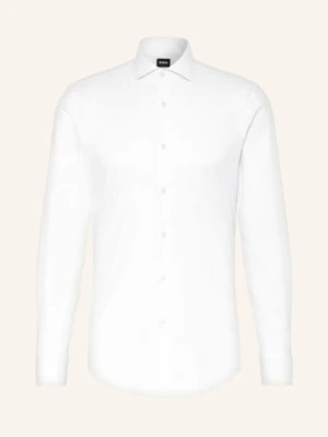 Boss Koszula Hank Slim Fit Z Wywiniętymi Mankietami weiss