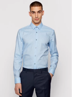 Boss Koszula Isko 50449900 Błękitny Slim Fit