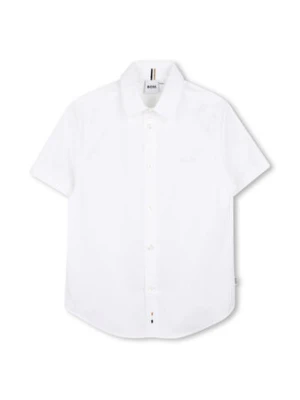 BOSS Koszula J53160 D Biały Regular Fit
