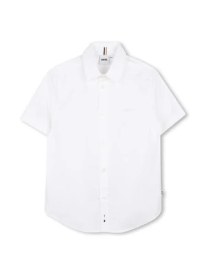 BOSS Koszula J53160 D Biały Regular Fit