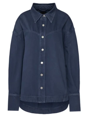 BOSS Koszula jeansowa 50552520 Szary Oversize