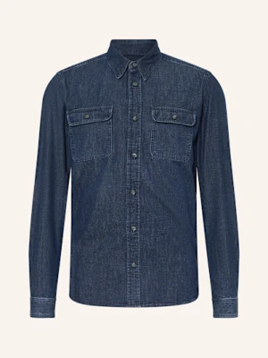 Boss Koszula Jeansowa Straight Fit blau