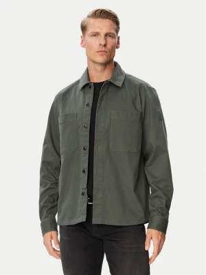 BOSS Koszula Locky_4_M 50571253 Zielony ciemny Regular Fit