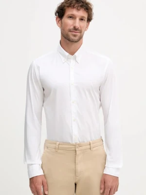 BOSS koszula męska kolor biały regular z kołnierzykiem button-down 50545234