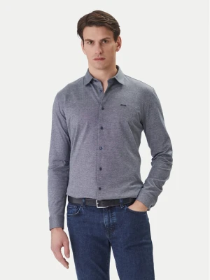 BOSS Koszula Mysoft 50519748 Granatowy Slim Fit