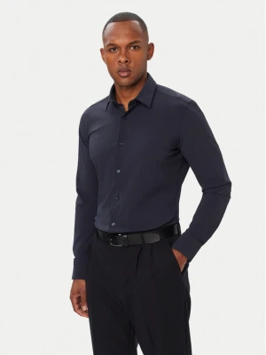 BOSS Koszula P-Hank 50555747 Granatowy Slim Fit