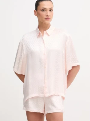 BOSS koszula piżamowa damska z wiskozy B Monogram_Top