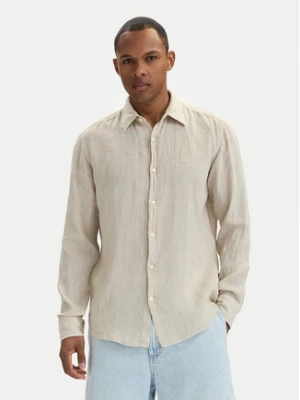 BOSS Koszula Relegant 50567579 Beżowy Regular Fit