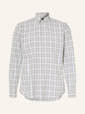 Boss Koszula Ricoplus O Kroju Regular Fit weiss biały