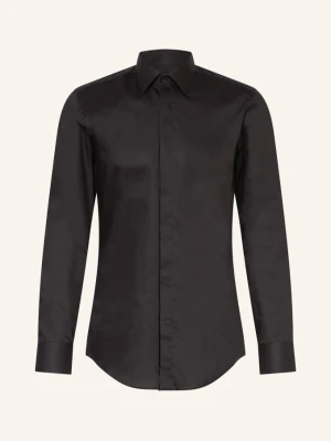 Boss Koszula Slim Fit schwarz CZARNY