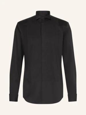 Boss Koszula Smokingowa Hank Slim Fit schwarz
