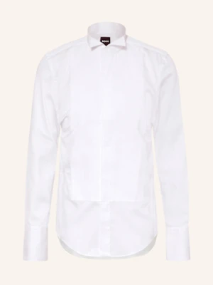 Boss Koszula Smokingowa Hank Slim Fit weiss